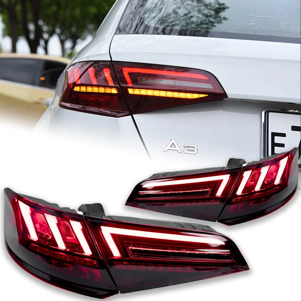 

Car Lights for A3 Hatchback Led Tail Lamp 2013-2019 Sportback Dynamic Signal Light Rear Stop Brake Reverse Accessories