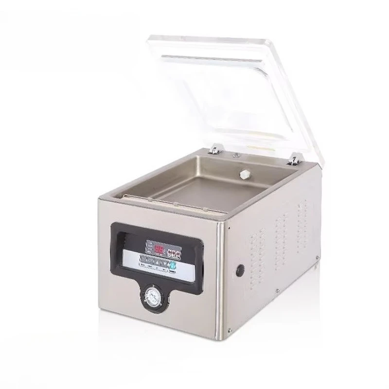 DZ-260/PD Electric Stainless Steel Industrial Automatic Digital Thermoforming Single Chamber Food Seafood Commodity Vacuum