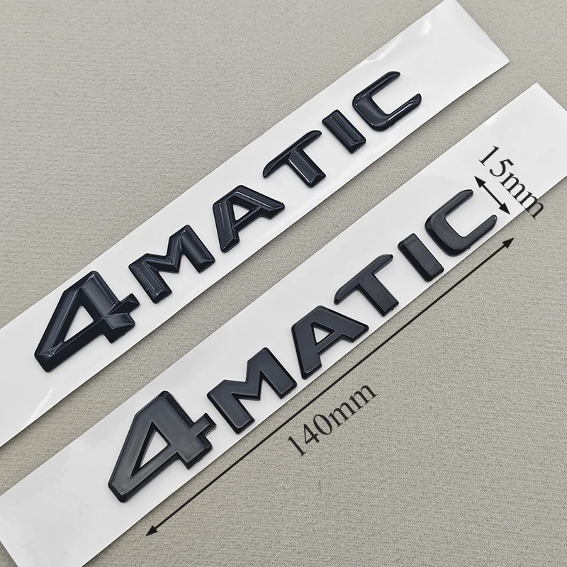 ثلاثية الأبعاد ABS كروم سيارة رسائل 4MATIC 4 MATIC الخلفي الجذع شارة شعار لمرسيدس بنز C E G S GLC GLS الفئة AMG ملصق اكسسوارات