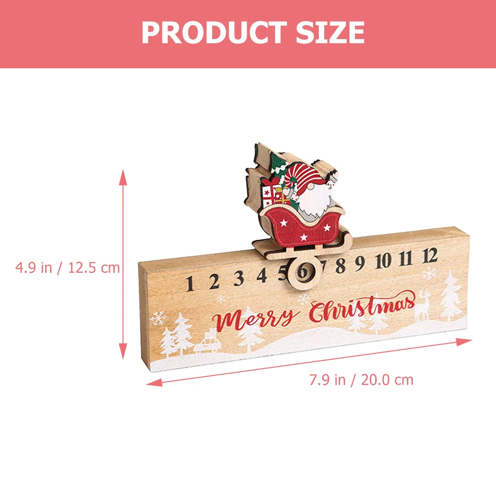 

Wooden Advent Adults Countdown Christmas nament Decor Countdown Calendar Classic Festive DIY Advent Calendar For Adults