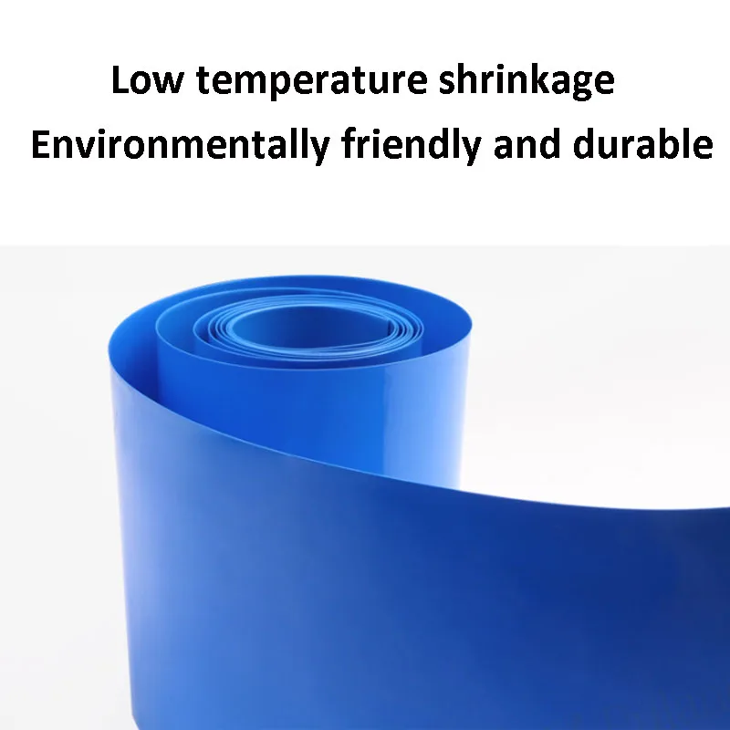 1 Meter Width 120-285mm PVC Heat Shrink Tube 18650 Lithium Battery Shrinkable Film Tape Batteries Insulated Sleeve