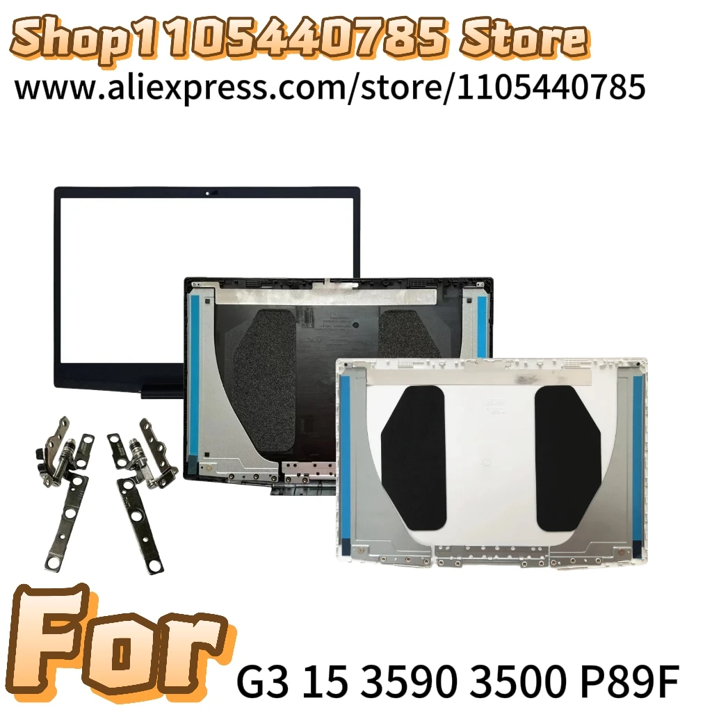 New For G3 3590 3500 P89F LCD Back Cover Rear Lid Top Case/Bezel Front/Hinges/Hinge Cover 0747KP 03HKFN /Red/Blue/White