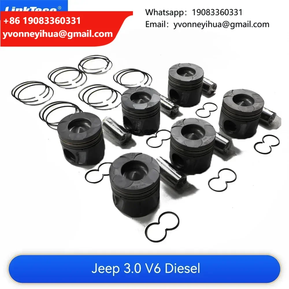 

Комплект поршней с кольцами STD 0.5 3.0 л дизель V6 11-16 для JEEP Grand Cherokee, Ram 1500, LANCIA EXF EXN 3.0L D