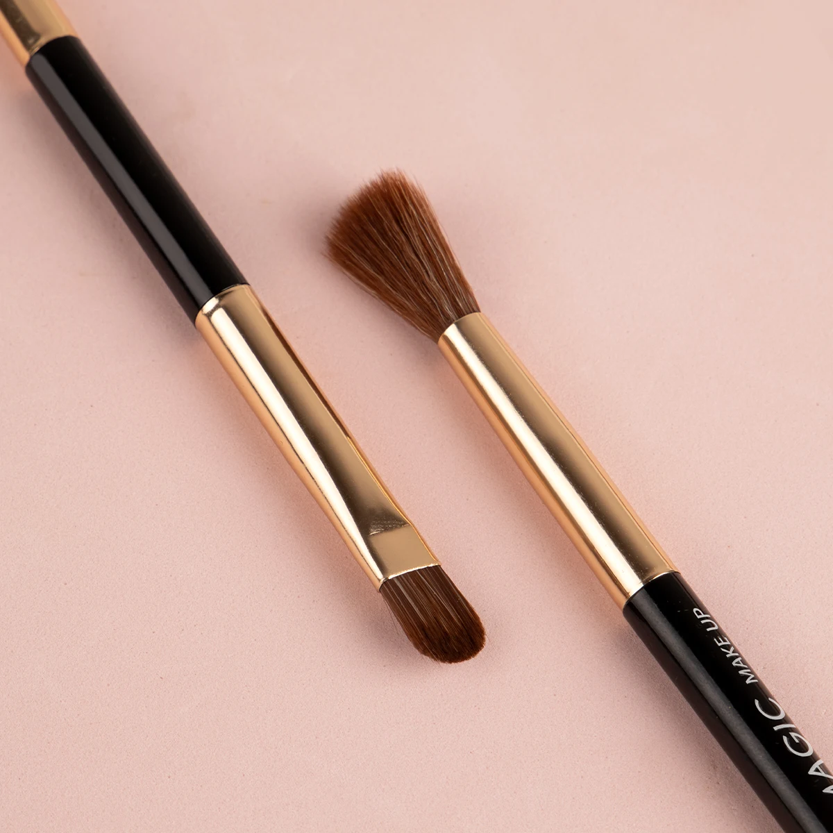 IMAGIC Professional Cosmetic Eyeshadow Brush Eye Detail Soft Hair Brush Double Head Eye Makeup Tool