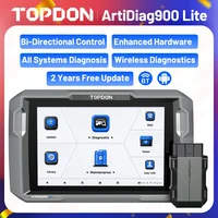 TOPDON-escáner inalámbrico ArtiDiag900 Lite OBD2, herramienta de escaneo de diagnóstico bidireccional, todos los sistemas, actualización gratuita, Control bidireccional