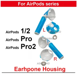 For Apple Airpods 1 2 3 4 Pro Pro3 Pro2 Earphone Housing Case Cover Left + Rignt Headphone Charging Connector Replacement Parts