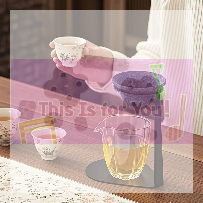 New Heat Resistant Ceramic Microporous Tea Strainer Set Suitable For Brewing Tea Coffee Reusable Easy To Clean New Year's Gift