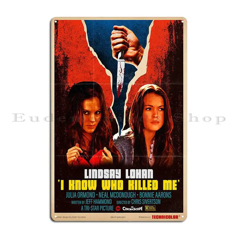 I Know Who Killed Me 2006 Vintage Poster Metal Signs Bar Cave Design Club Create Club Bar Tin Sign Poster