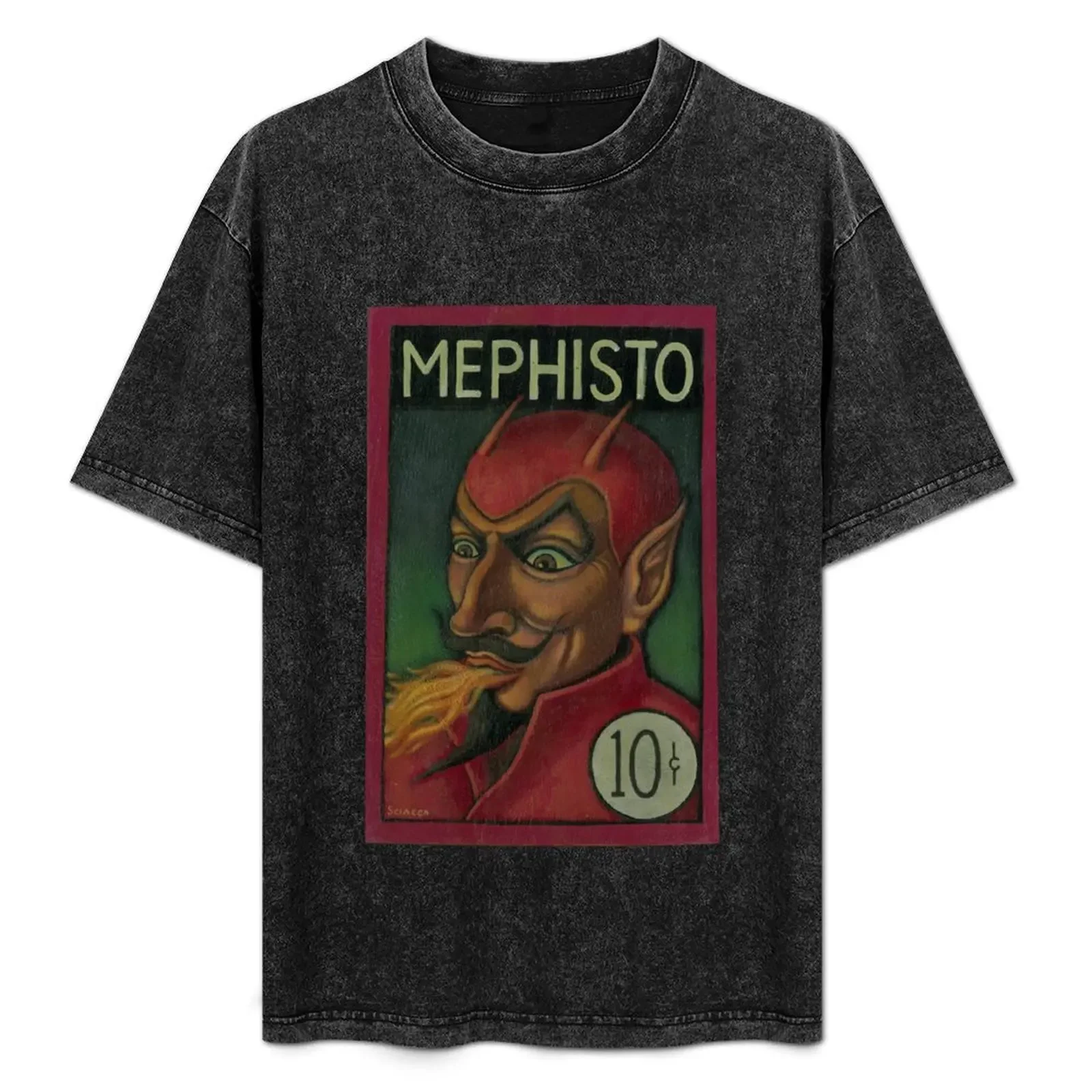 

Mephisto T-Shirt boys whites anime clothes customizeds boys animal print men tshirt