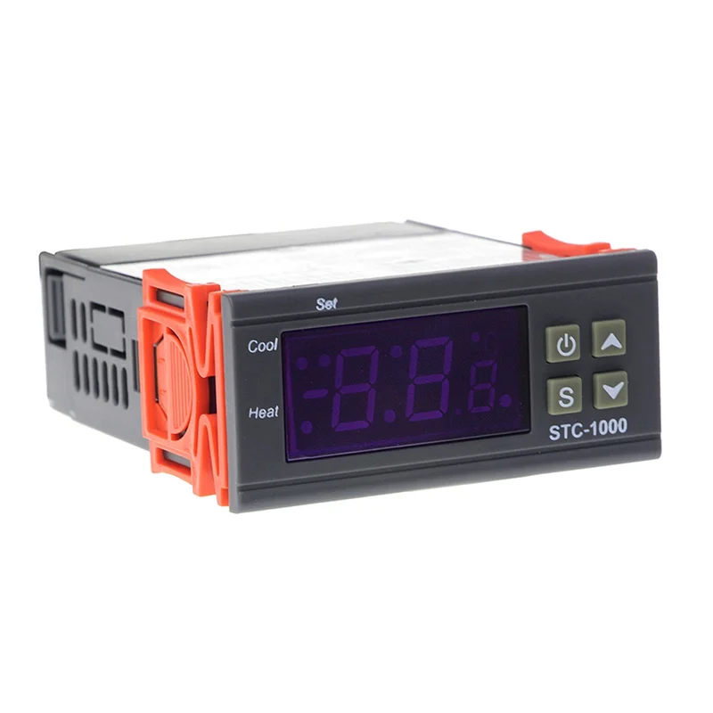 【Home-Tools!】LED Digital Temperature Controller Relay Thermoregulator Thermostat STC-1000 AC 110-220V 10A For Heater Freezer Fri