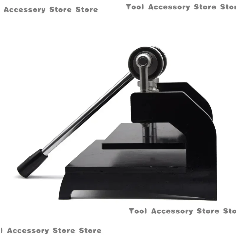 Multi-função imprensa manual faca morrer couro pano corte perfuração gravação