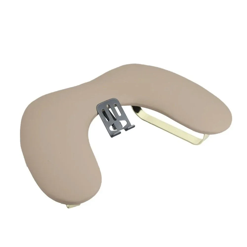 U Shaped Nail Arm Rest Cushion Tilt Design Space-saving Nail Art Stand with Phone Holder Arm Rest Manicure Hand Pillow