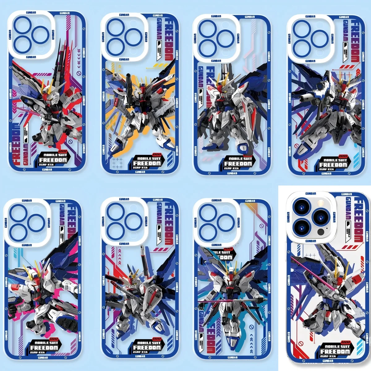 Cool Mobile Suit GundamS Phone Case For Samsung S26 S25 S24 S23 S22 S21 S20 FE Note20 Note10 Plus Ultra Lite Edge 5G Clear Cover