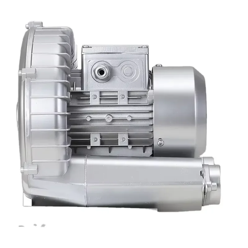 3kW 50Hz High Pressure Ring Blower for Aquaculture Farm Low Noise Outdoor Blowing Sucking Industrial Blowers