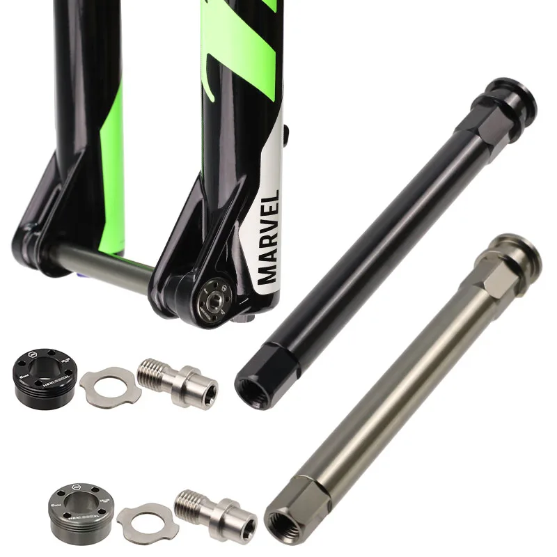 AliExpress heppe HEPPE MTB Bike Thru Axle 15x100 15x110 Bike Front Wheel Hubs Thru Axle for MANITOU Front Fork 15x100/110 Through Axle Bike Part