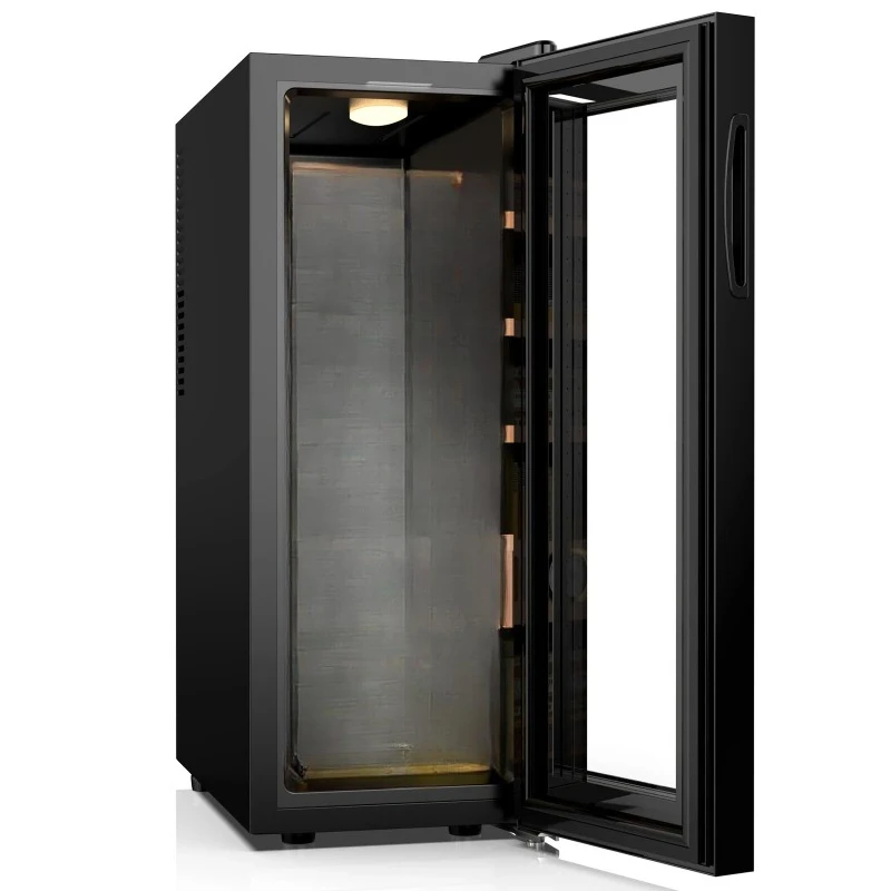 35L Electric Humidors Cooler Cabinet with heet Drawer & Tray Adjustable Temperature Control Storage 250pcs