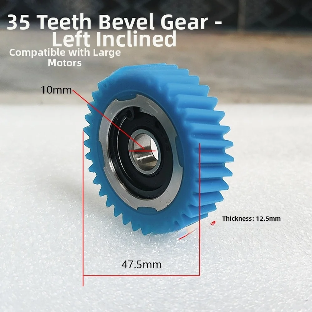 1pc E-bike Gear Wheel 35T M1.25 PA66 Steel Module Drive Motor Internal Helical-Gear Wheel Electric Bike Motor Gear Accessories