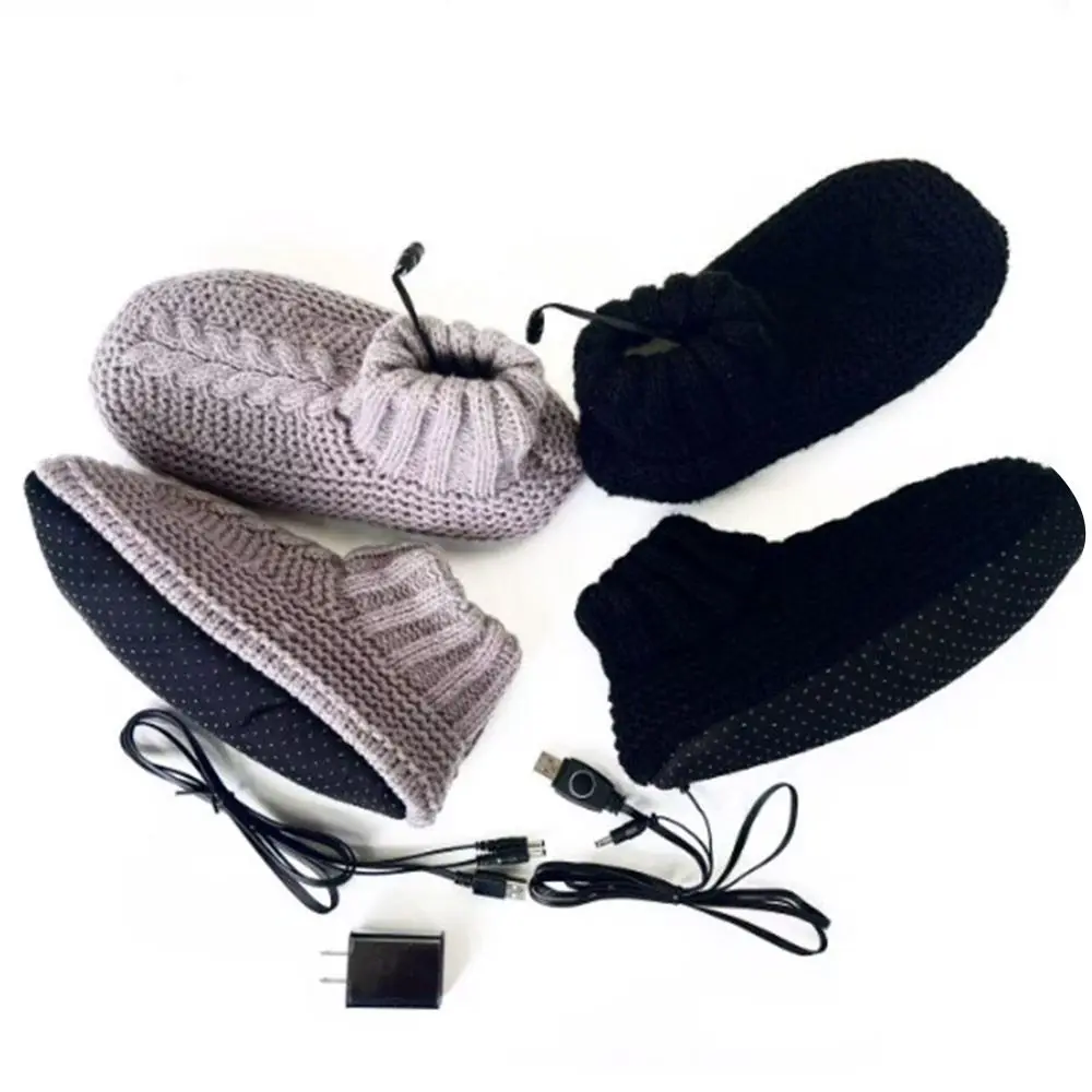 

Winter Warm USB Heated Socks Fast Heating Soft Electric Warm Socks Thermal Feet Warmer Outdoor Sports
