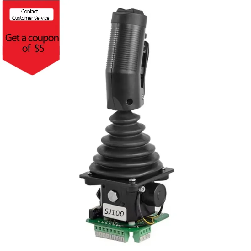 

SJ100 1-axis/2 Axis Potentiometer/hall/24vdc Industrial Joystick
