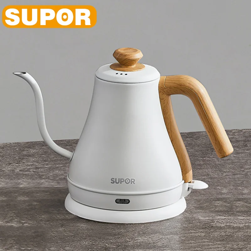 SUPOR Electric Kettle 800ML Home Stainless Steel Roasted Tea Art Boed Coffee Hanging Ear Fine Inlet Incitament Bubach Teapot