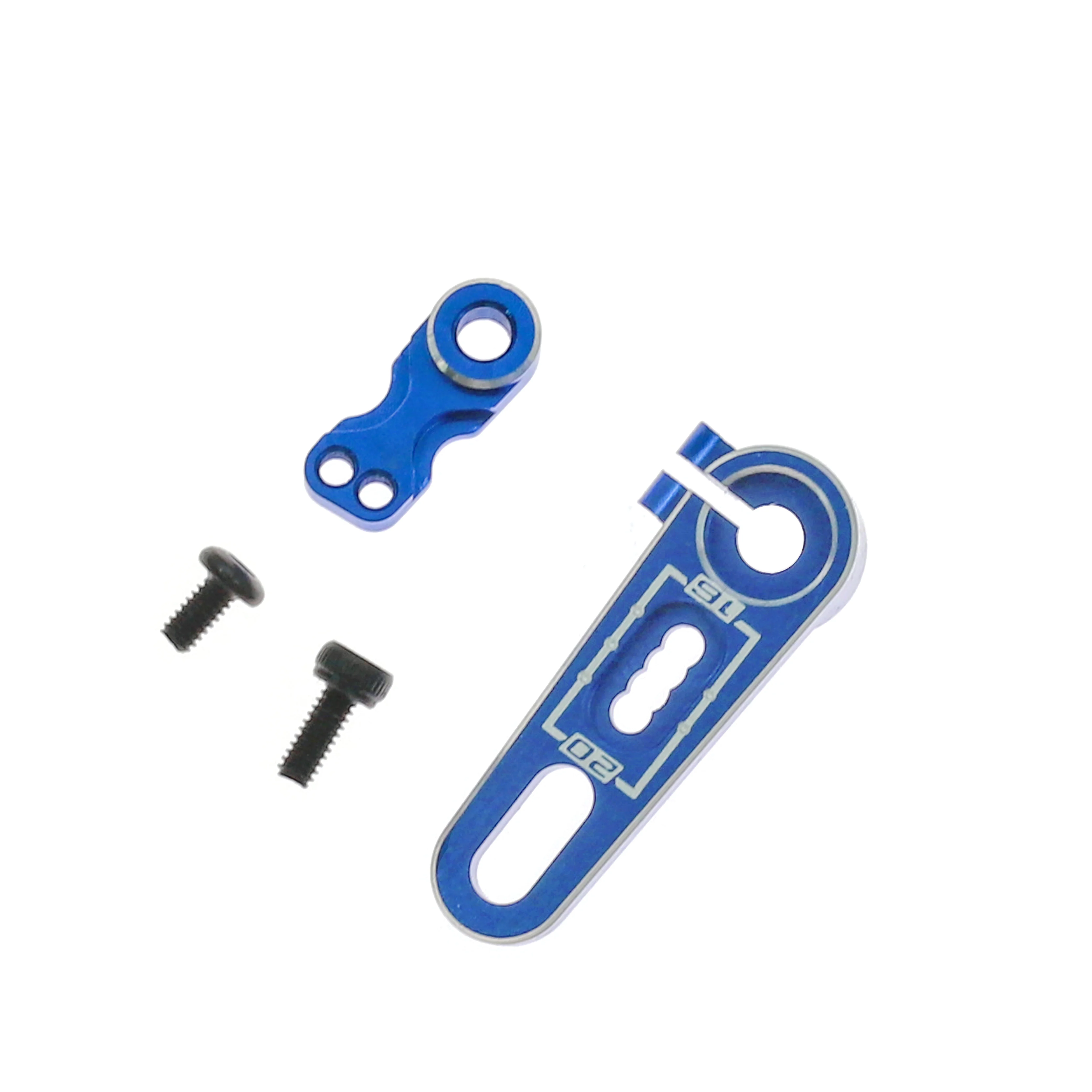 เซอร์โวมอเตอร์อลูมิเนียม 7075 ปรับได้ 25T 15.5-20 มม. สำหรับรถ RC SCX10 TRX4 อะไหล่เซอร์โวมอเตอร์เครื่องบิน