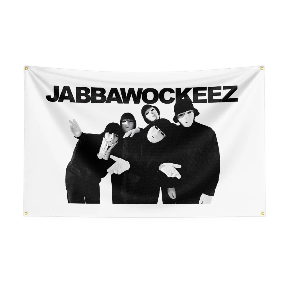 90x150 سنتيمتر خمر J-Jabbawockeezs الفرقة العلم البوليستر الطباعة الرقمية الرجعية راية للديكور #2