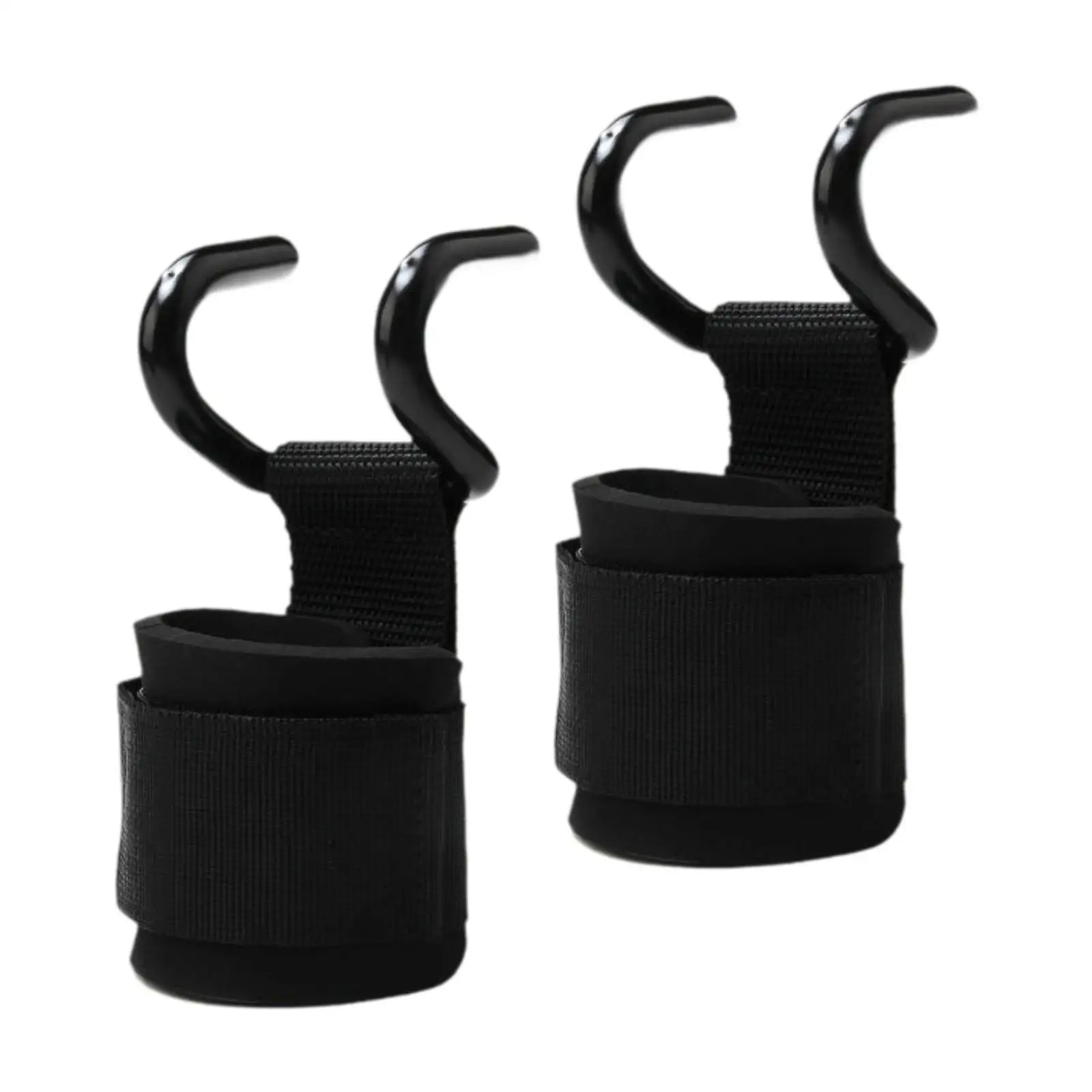 2 Pieces Weightlifting Hooks Weight Grip for Powerlifting Workout Fitness