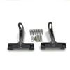 Pièces de moto noires pour Touring Trike, marchepied passager, plancher, support de montage rapide, 1993-2019 2