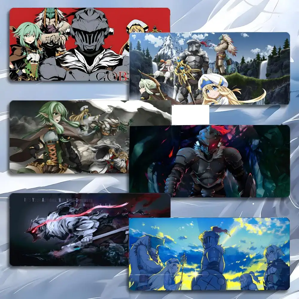 Tough Dark Anime G-Goblin Slayer Mouse Pad Mousepad Large Gaming LockEdge Thickened PC Table Desk Mat