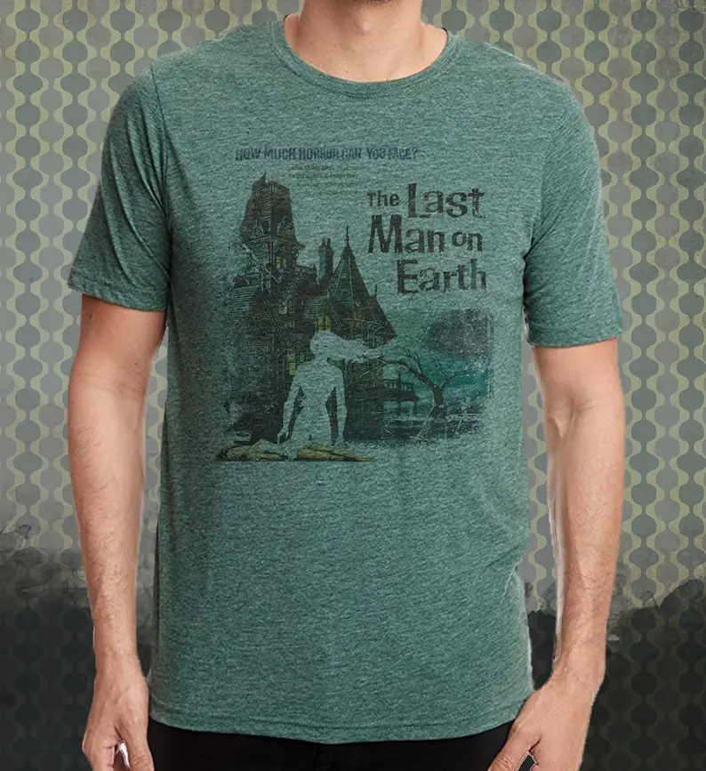 The Last Man on Earth-inspired Vintage-style T-Shirt Film Classic Terror Horror Scary Movie Tee