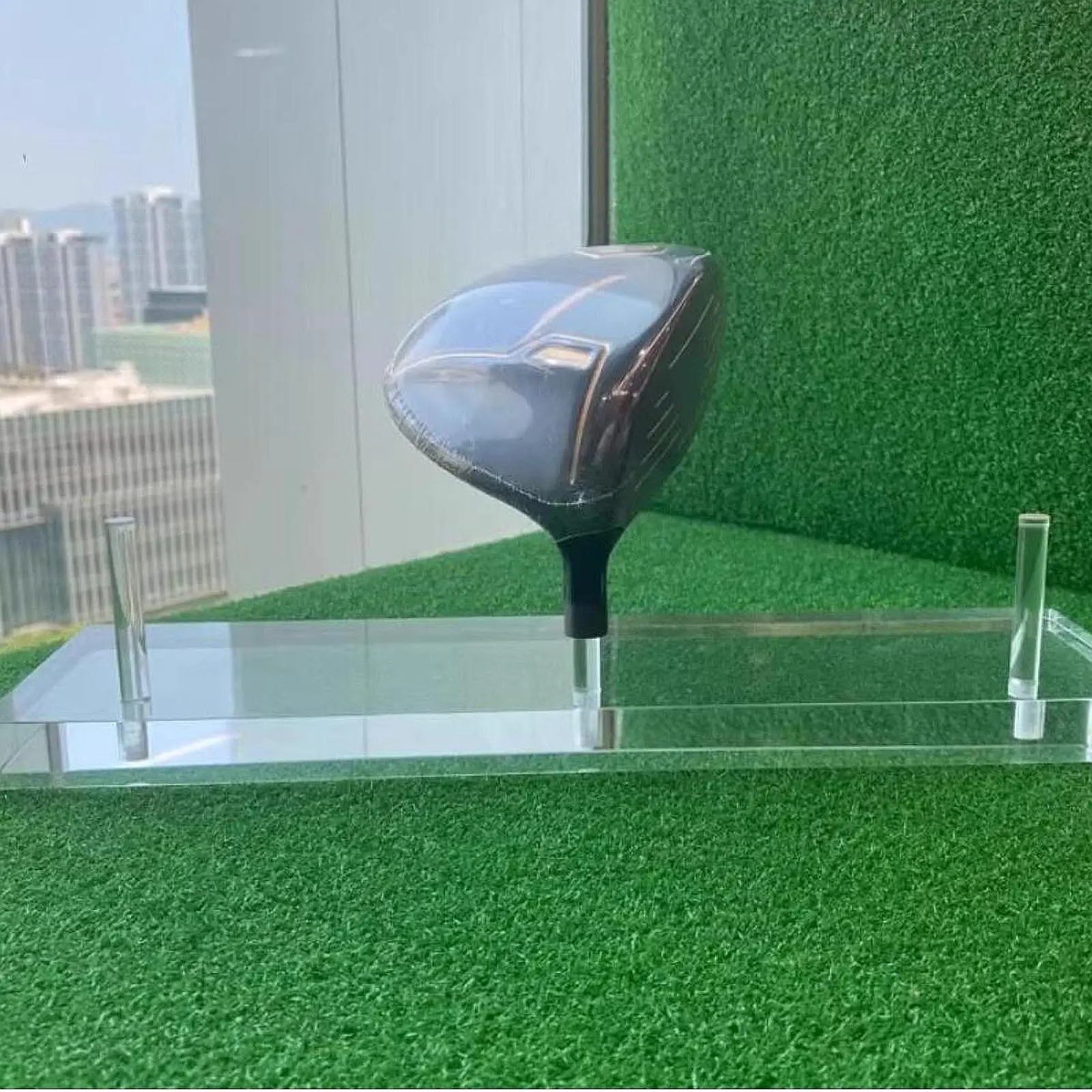 

Golf Head Display Rack Elegant Accessories Tabletop Creative Storage Morden Golf Head Holder for Outdoor Office Indoor Home