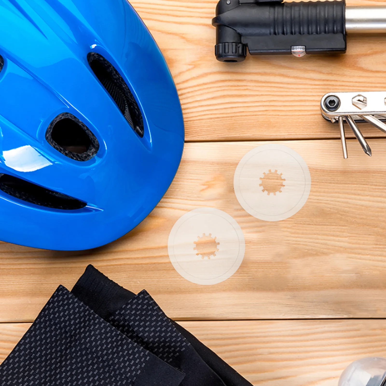 

6pcs Bicycle Flywheel .31Inch Transparent Bike Spoke Protector Easy Install Rear Sprocket Cover For Mountain Road Cycling