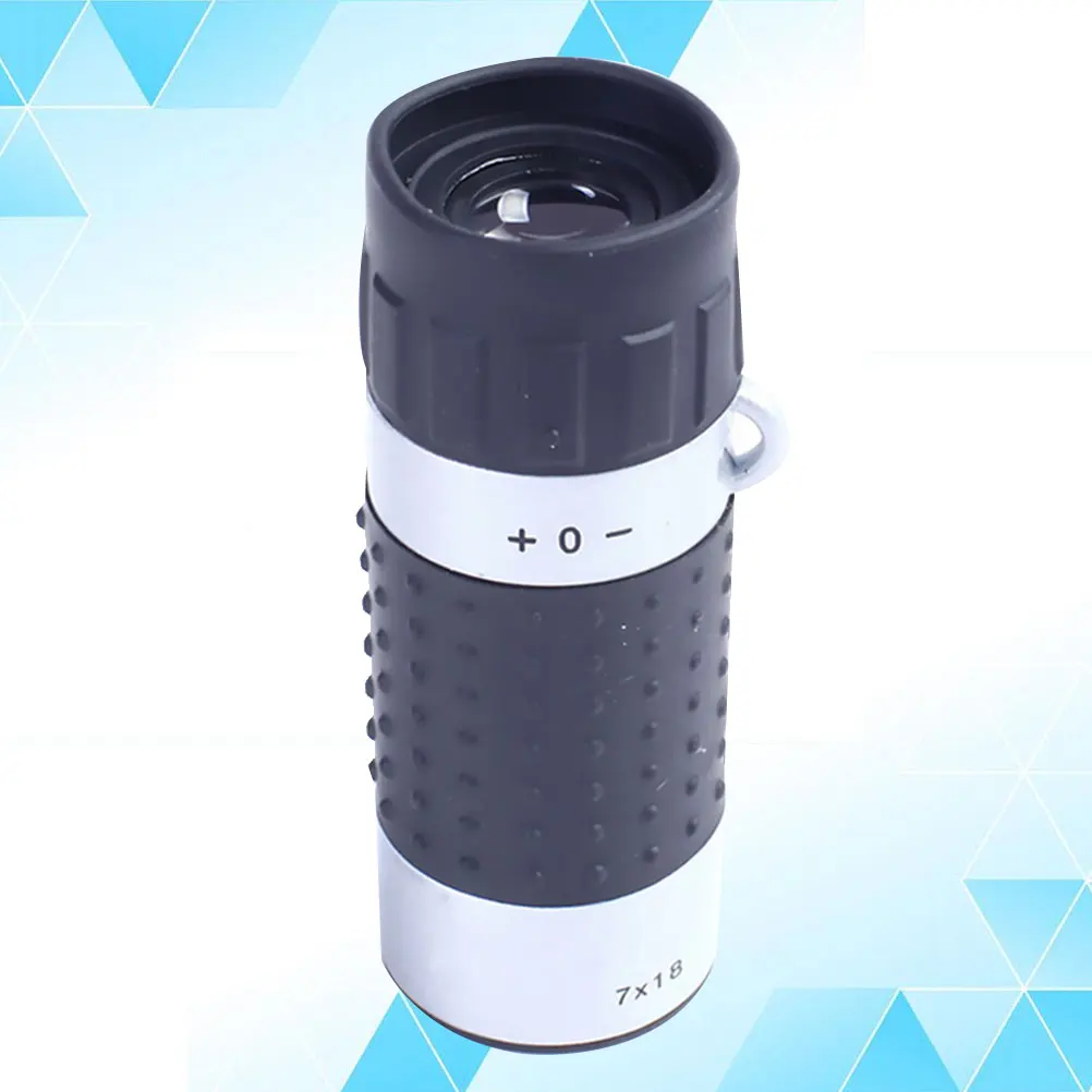 

7X18 Monocular Golf Telescope 18Mm Lens Black White High Accuracy Portable Magnification Optical Instrument For