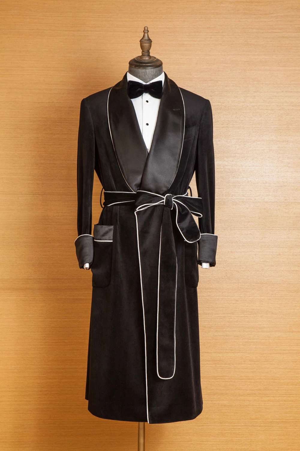 Cappotti da uomo Cappotti Misto lana Tweed Giacche lunghe Doppio petto Abbigliamento esterno Abito da fumo personalizzato in un unico pezzo