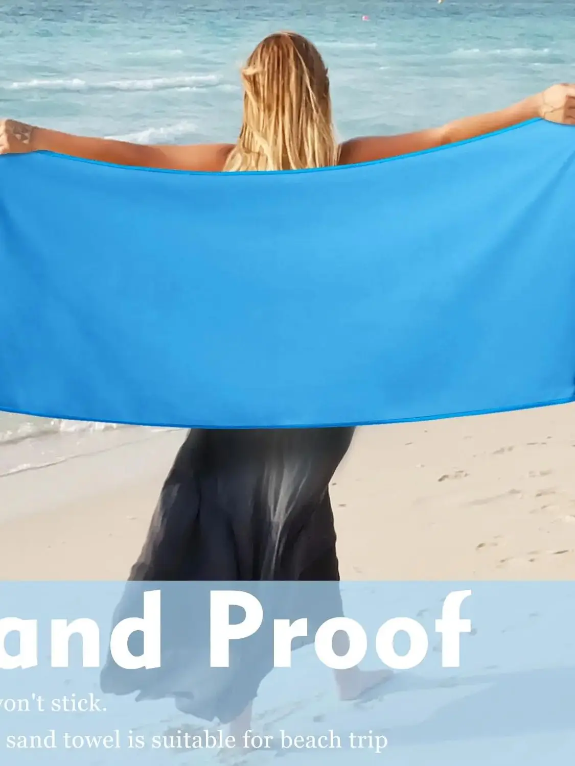 AliExpress NONE 3 PCS Beach Surf Towel Sports Super Absorbent Ultra Lightweight Quick Dry Tower Travel Towel Perfect  Sports Gym Cycling Yoga