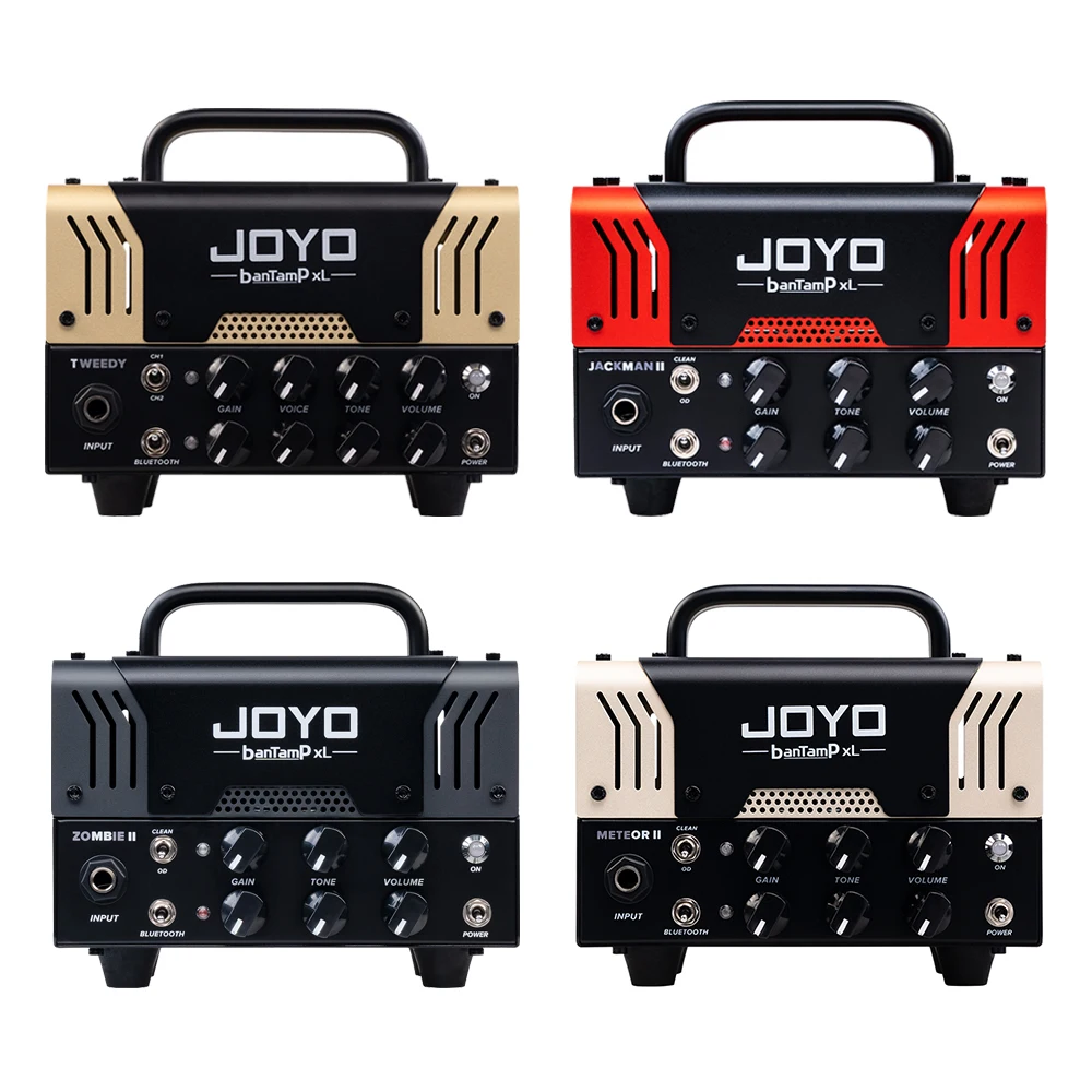 Joyo-Bantamp xlシリーズミニギターアンプ,20W,デュアルチャネル,ハイブリッドチューブ,フットスイッチ付き電気プリアンプ