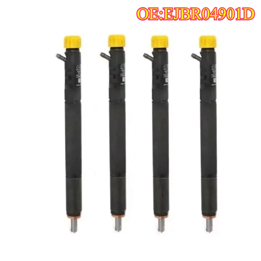 High quality New For 4PCS EJBR04901D Common Rail Injector Diesel Nozzle TML 2.2L E4 Engine  For TATA SAFARI 2.2 Delphi System
