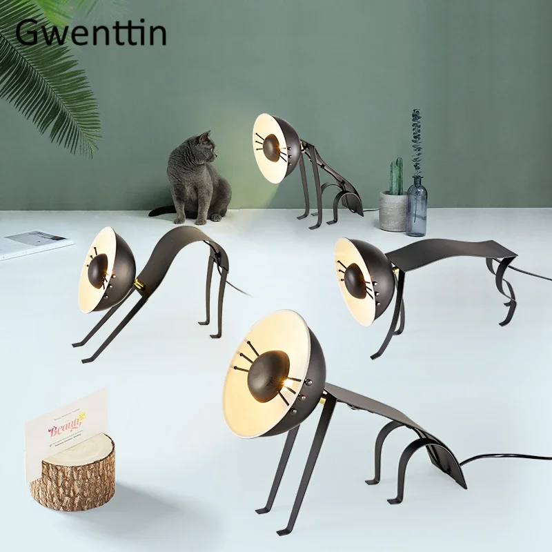 Modern Cat Table Lamps Nordic Led Stand Desk Light for Bedroom Bedside Lamp Home Art Decor Headlamp Reading Lighting Luminaire