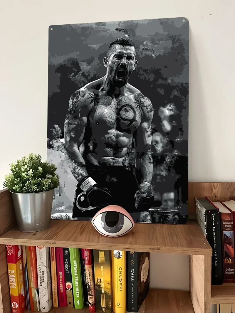 Boyka غير متنازع الملاكم المشارك الملاكمة علامات معدنية صور الجدار عناصر الديكور لوحات القصدير المخصصة ل جدار الفن الديكور الرجعية