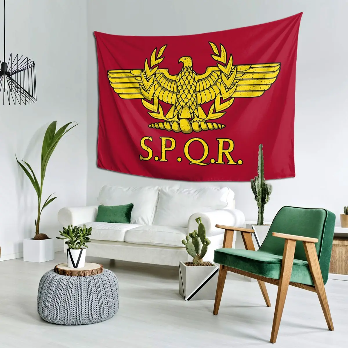 

Rome SPQR Roman Tapestry Wall Hanging Aesthetic Home Decor Tapestries for Living Room Bedroom