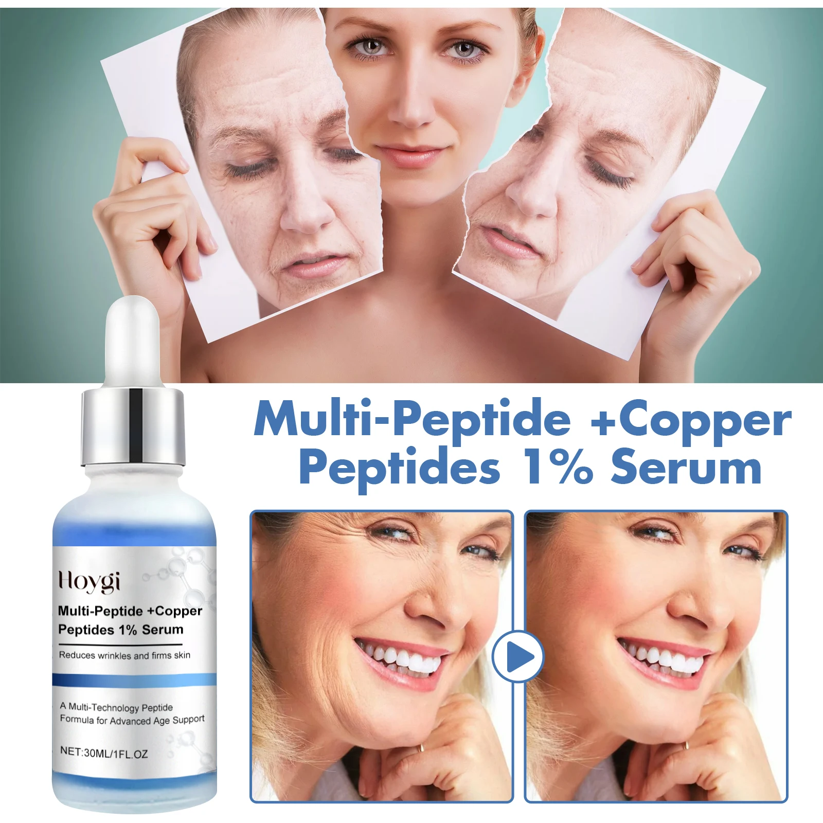 Suero péptido de cobre azul, a - Peptide Complex Serum reseña y precio
