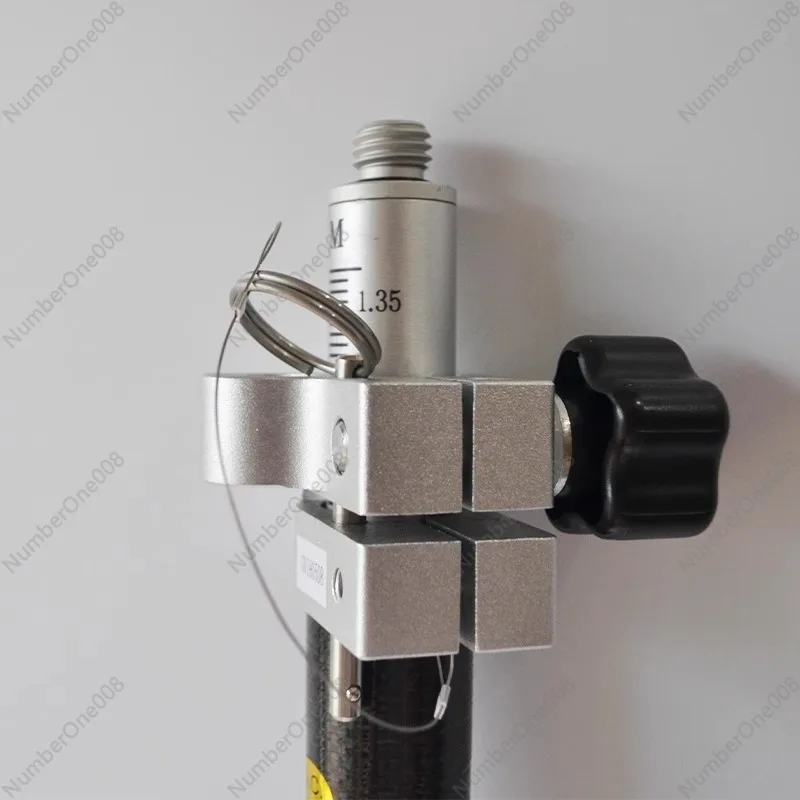 2.2m Carbon Fiber RTK Survey Pole - close-up view