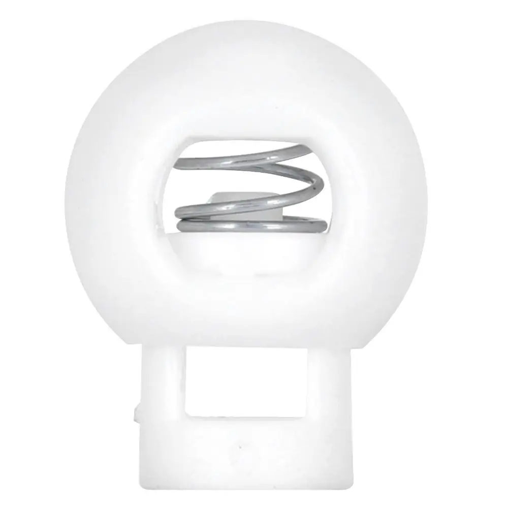300pcs Accessories Single Hole Cord Locks Ball Shape Spring Loaded Spring Clip Toggle Stopper Luggage Accessories