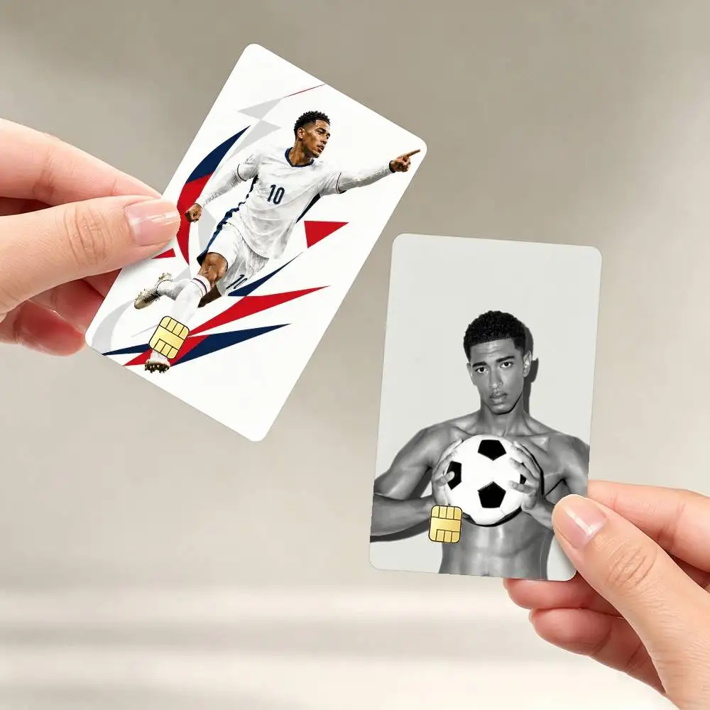 Football j-Jude B-Bellingham Sticker Film Tape Skin for Credit Card Debit Card Waterproof Stickers