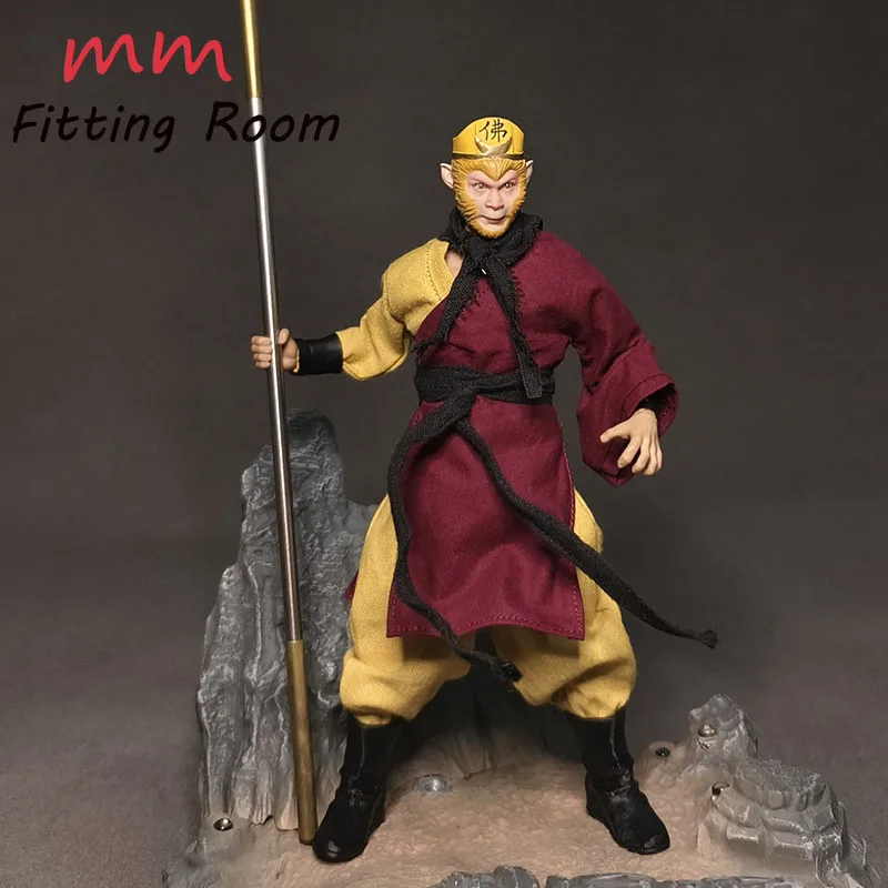 

1/12 scale dolls clothes martial arts half robe fit 6'' action figure body model