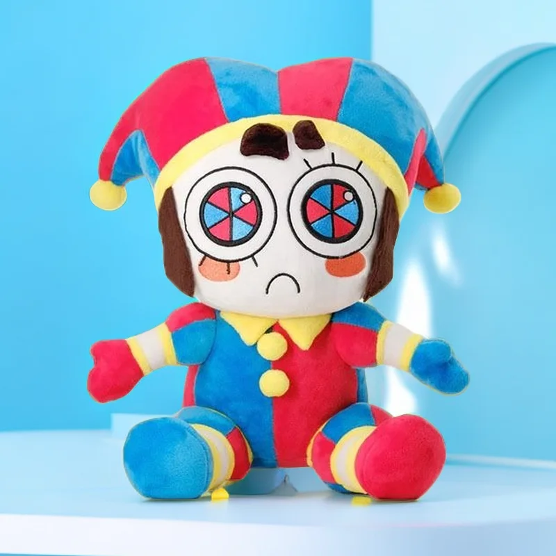 The Amazing Digital Circus Plush Clown Ragatha pomni Cartoon Jax Doll Joker Plush Soft Stuffed Sofa Decorate Christmas Gift