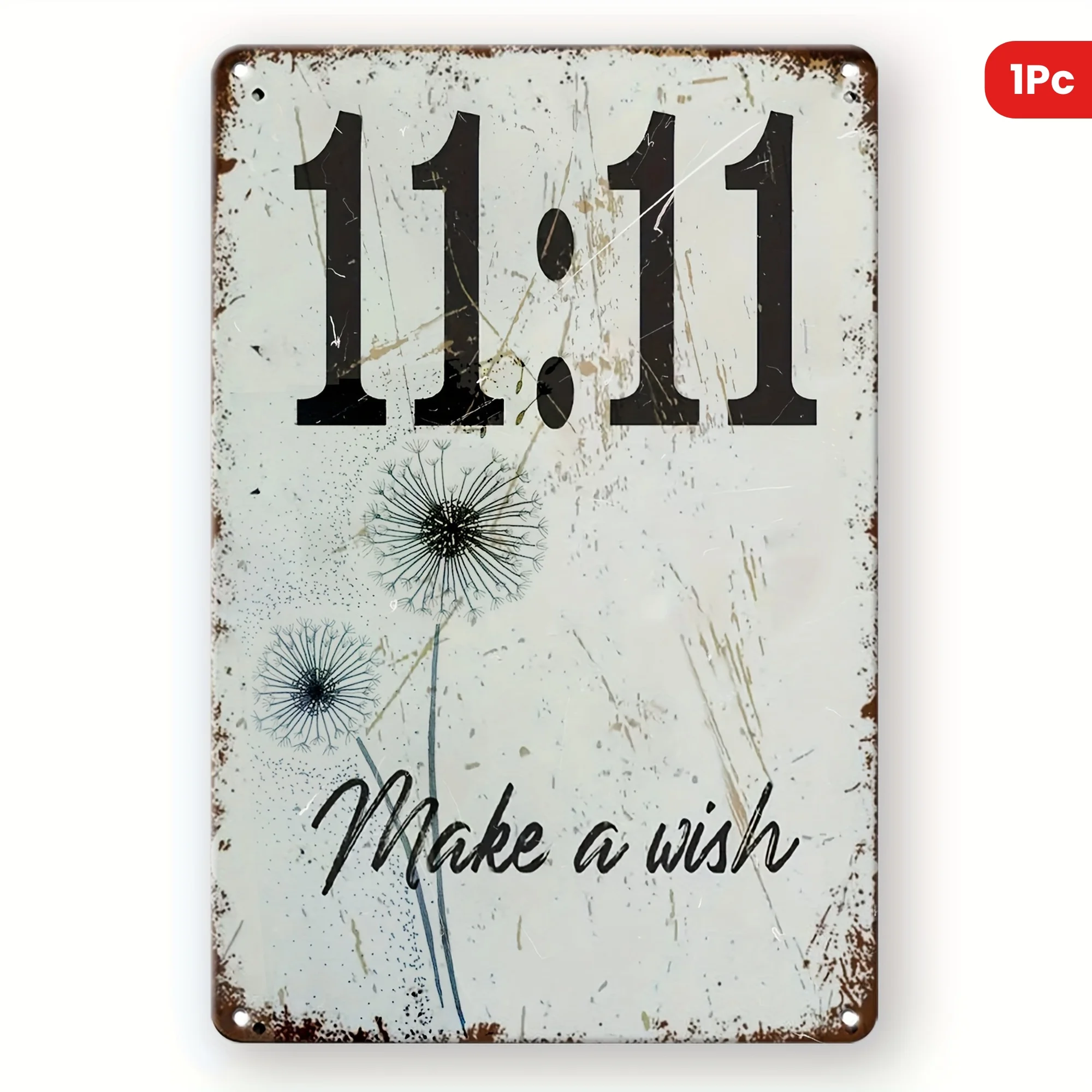[Rustic Metal Sign] Rustic  Tin Sign - Make A Vintage-Inspired Wall Decor, Durable, Fade-Resistant Retro Poster, Dist