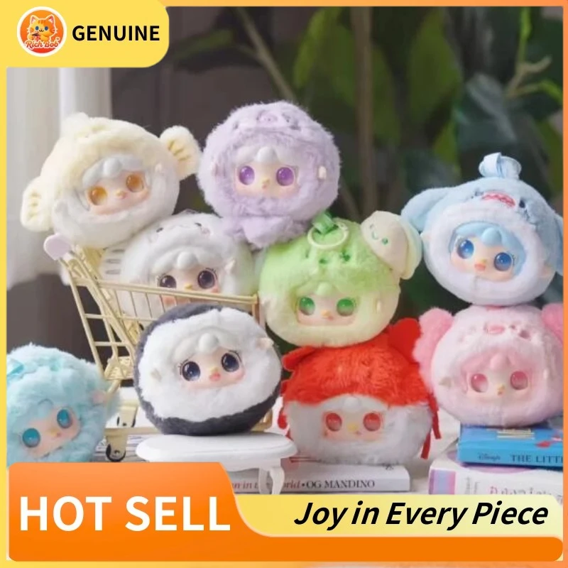 

Genuine Yooki V6 Ocean Baby Blind Box Plush Bag Lovely Collecte Trendy Mystery Box Surprise Children Kawaii Birthday Kids Gifts