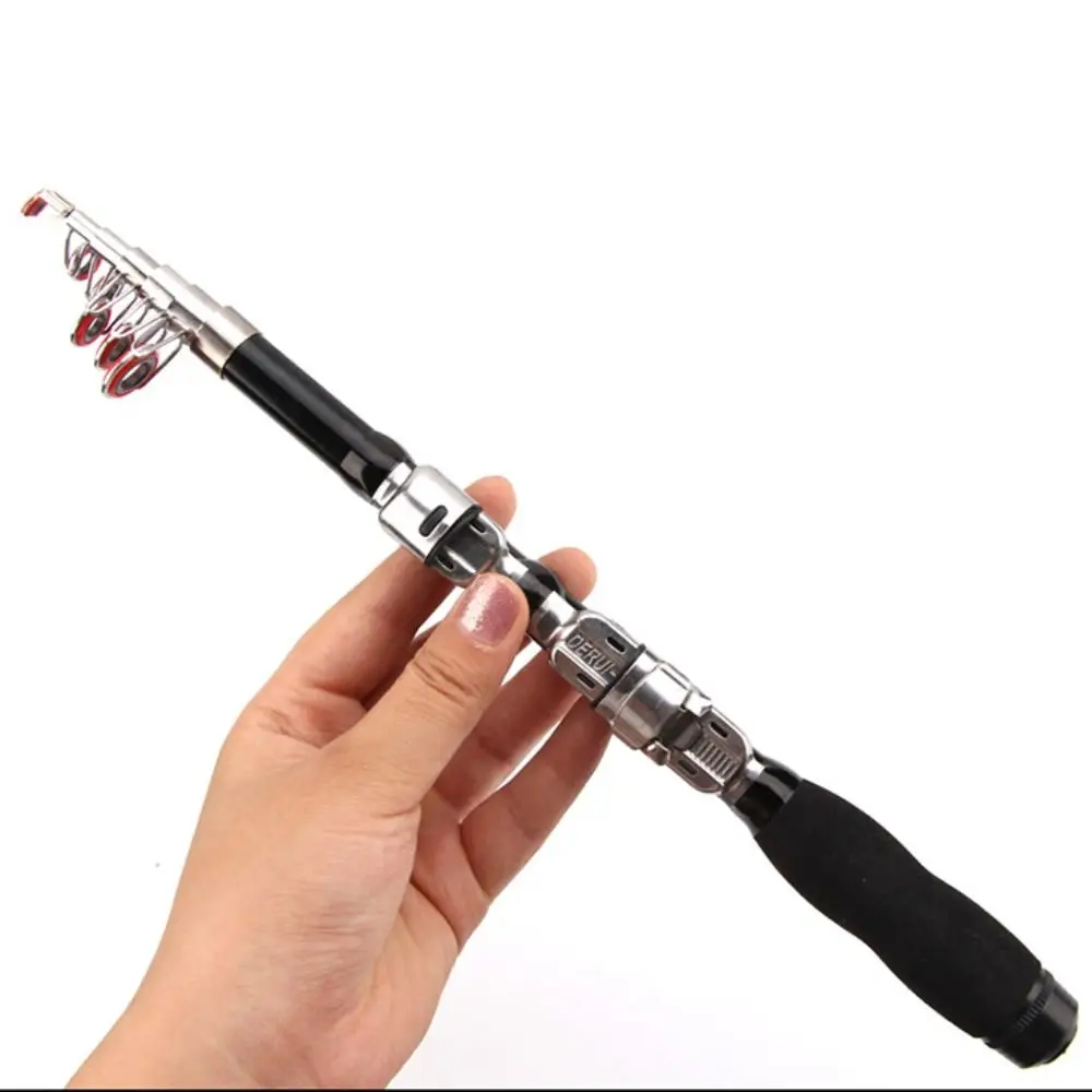 Glass Fiber Reinforced Plastics Telescopic Fishing Rod 1.2m 1.5m 1.7m 1.9m 2.3m Retractable Hard Tail/Soft Tail Sea Pole