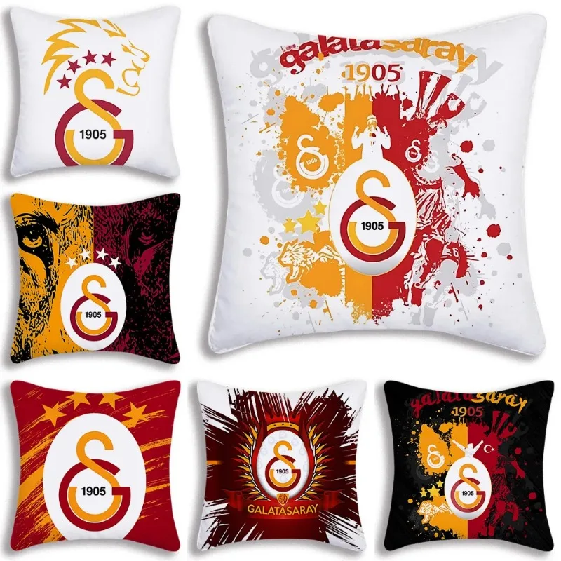 G-Galatasaray Pillow Covers Cartoon Sofa Decorative Home  Printing  Cute Cushion Cover pillowcase